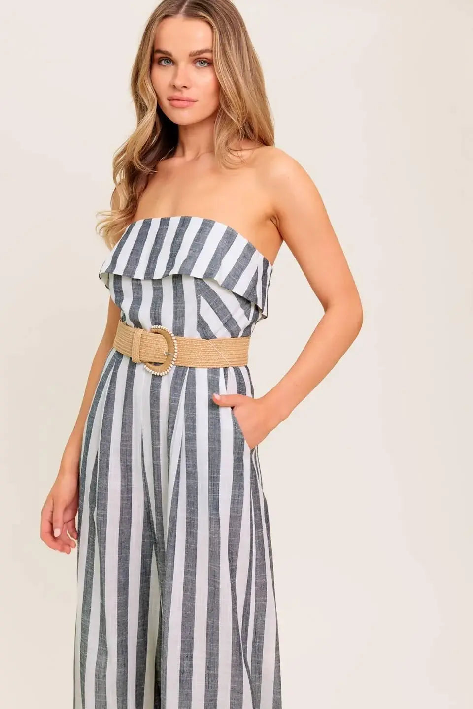 URBAN SOUL WOVEN JUMPSUIT - Flying Tomato - Flyclothing LLC