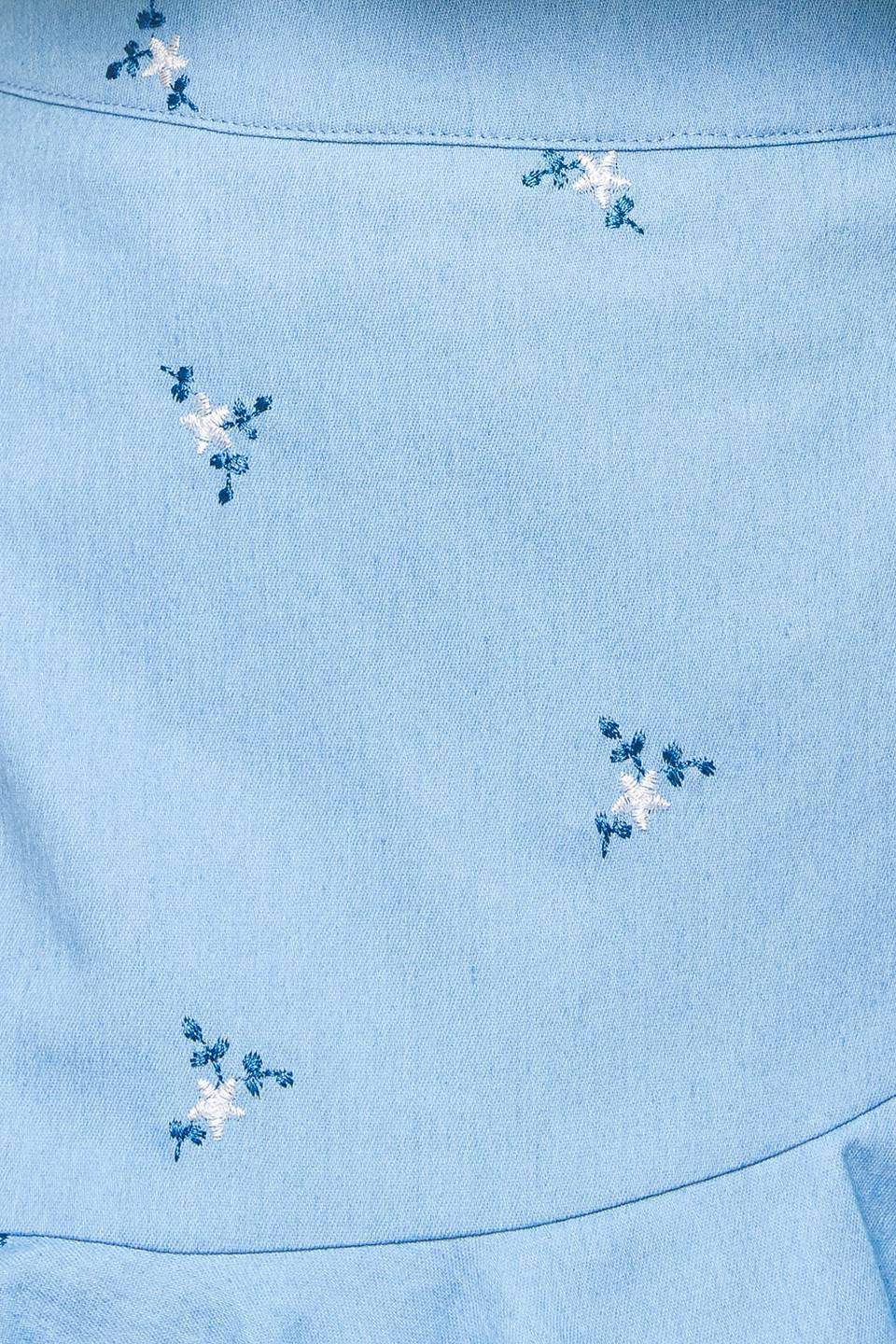 MOMENT OF CLARITY LIGHT INDIGO WOVEN SKORT - Flying Tomato - Flyclothing LLC