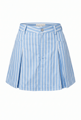 VALERIA POWDER BLUE WOVEN SKORT - Flying Tomato - Flyclothing LLC