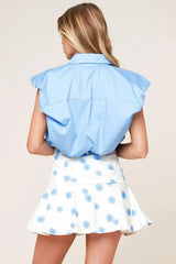 SINCERELY FABULOUS WOVEN SKORT - Flying Tomato - Flyclothing LLC