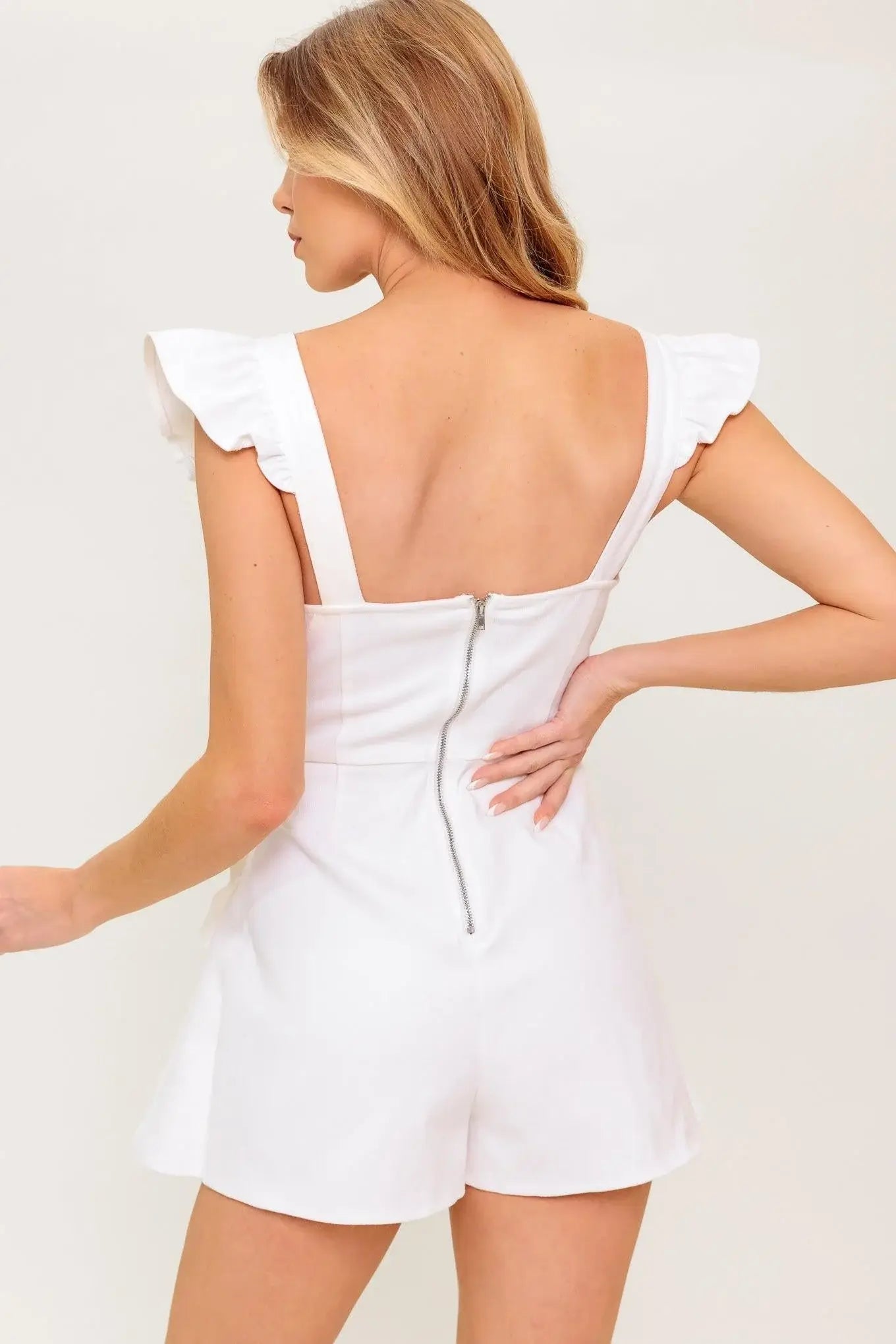 EXPLORING NEW CITIES WOVEN SKORT ROMPER - Flying Tomato - Flyclothing LLC