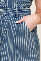KEEP IT STYLISH DENIM ROMPER - Flying Tomato - Flyclothing LLC