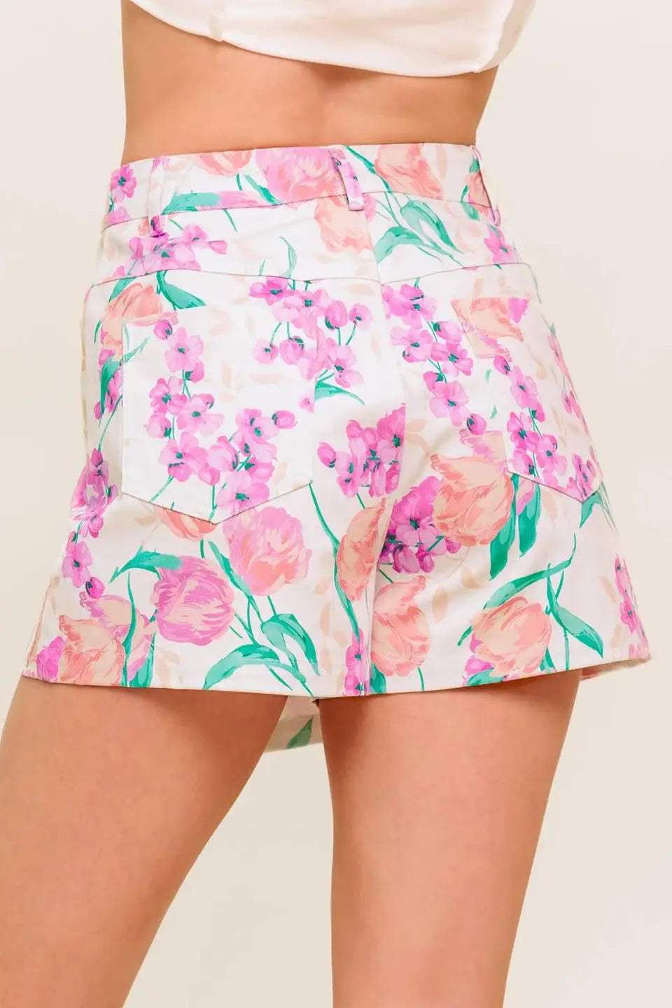 ROSEWOOD STORY WOVEN SKORT - Flying Tomato - Flyclothing LLC
