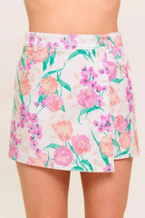 ROSEWOOD STORY WOVEN SKORT - Flying Tomato - Flyclothing LLC