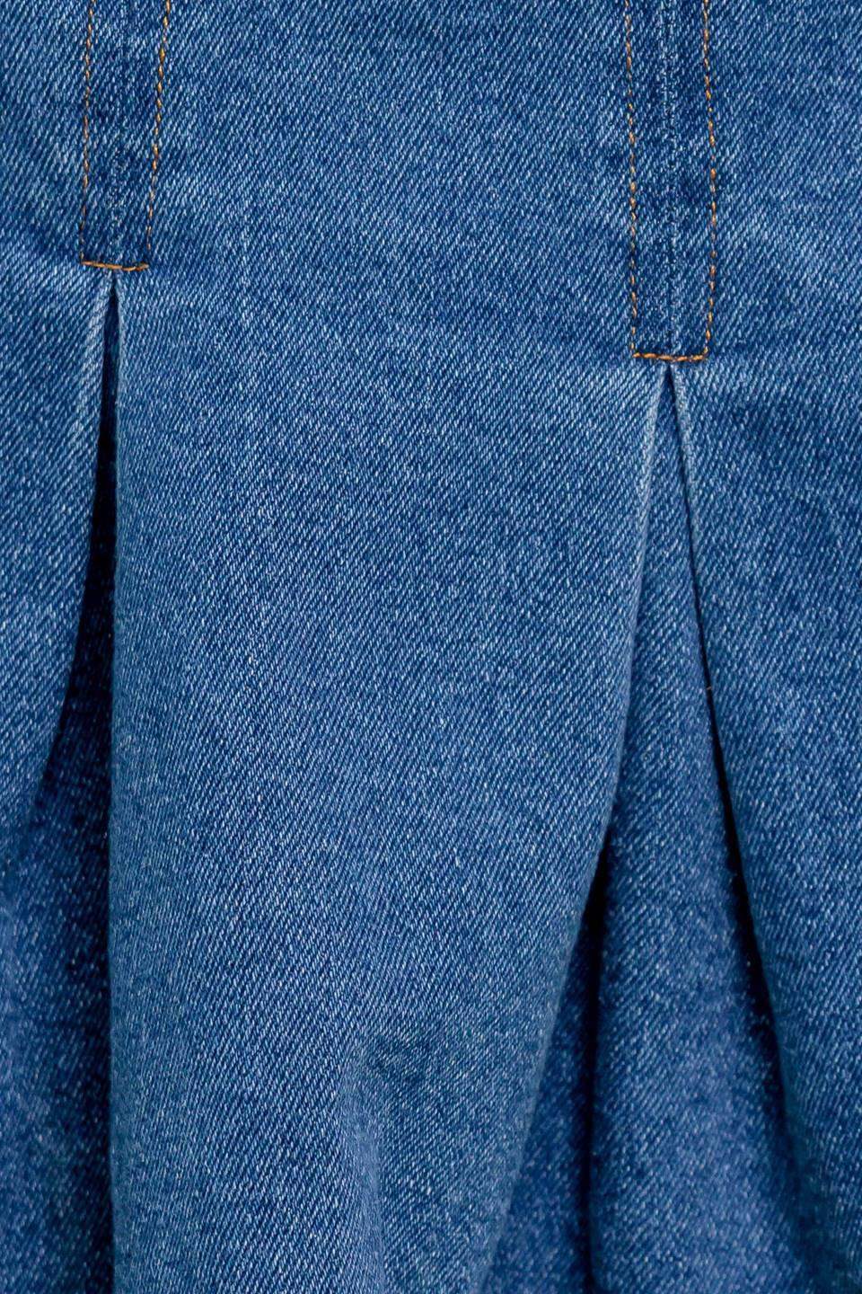 DREAMMIST MEDIUM INDIGO DENIM SKORT - Flying Tomato - Flyclothing LLC