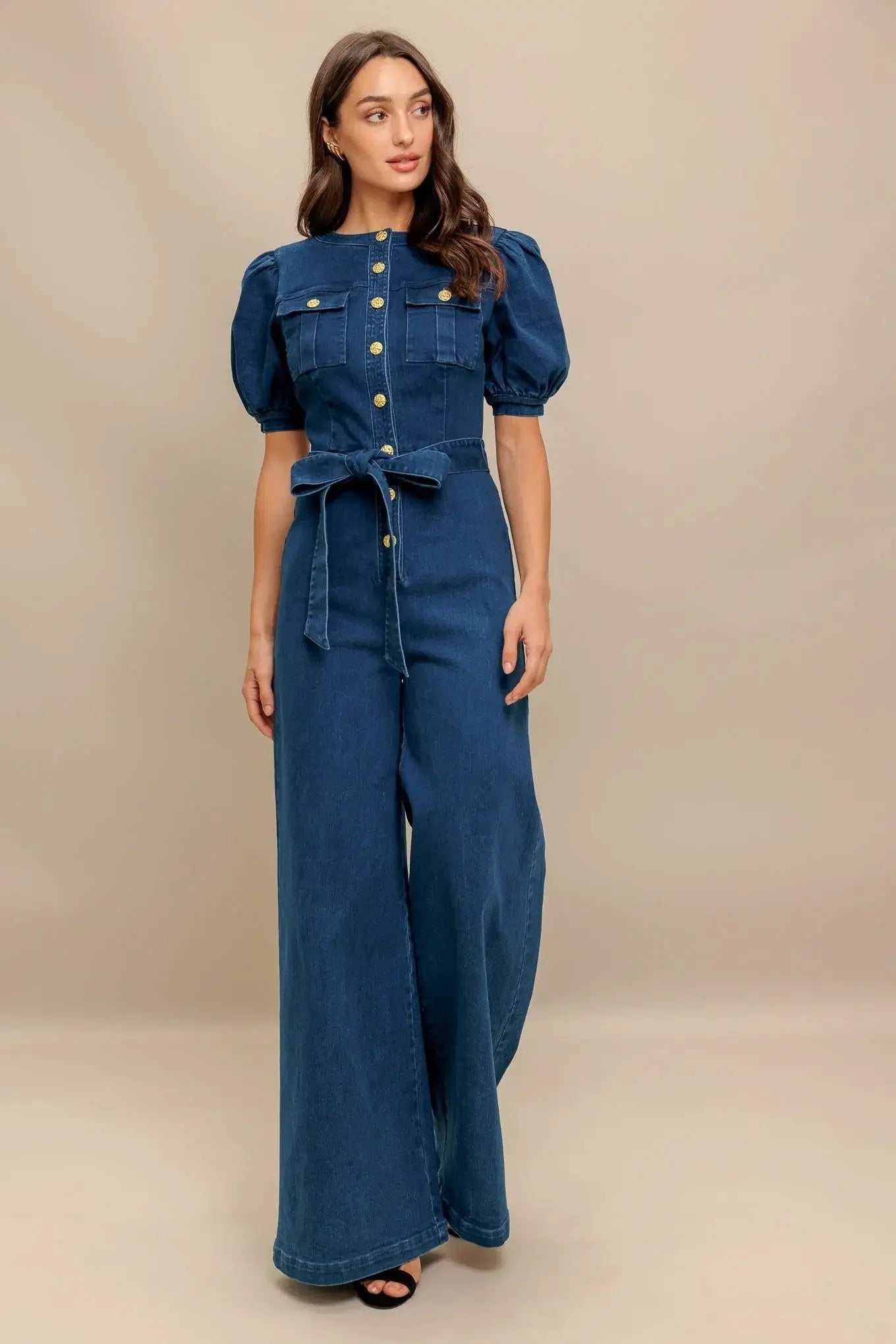 UTILITY QUEEN DENIM JUMPSUIT - Flying Tomato - Flyclothing LLC