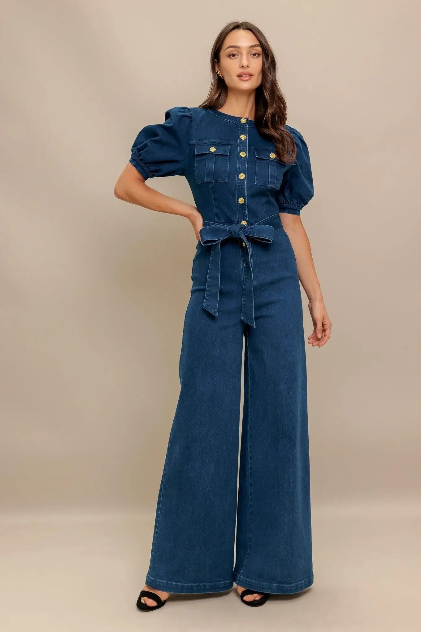 UTILITY QUEEN DENIM JUMPSUIT - Flying Tomato - Flyclothing LLC