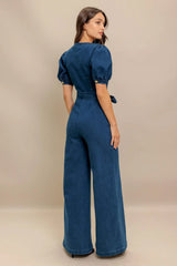 UTILITY QUEEN DENIM JUMPSUIT - Flying Tomato - Flyclothing LLC