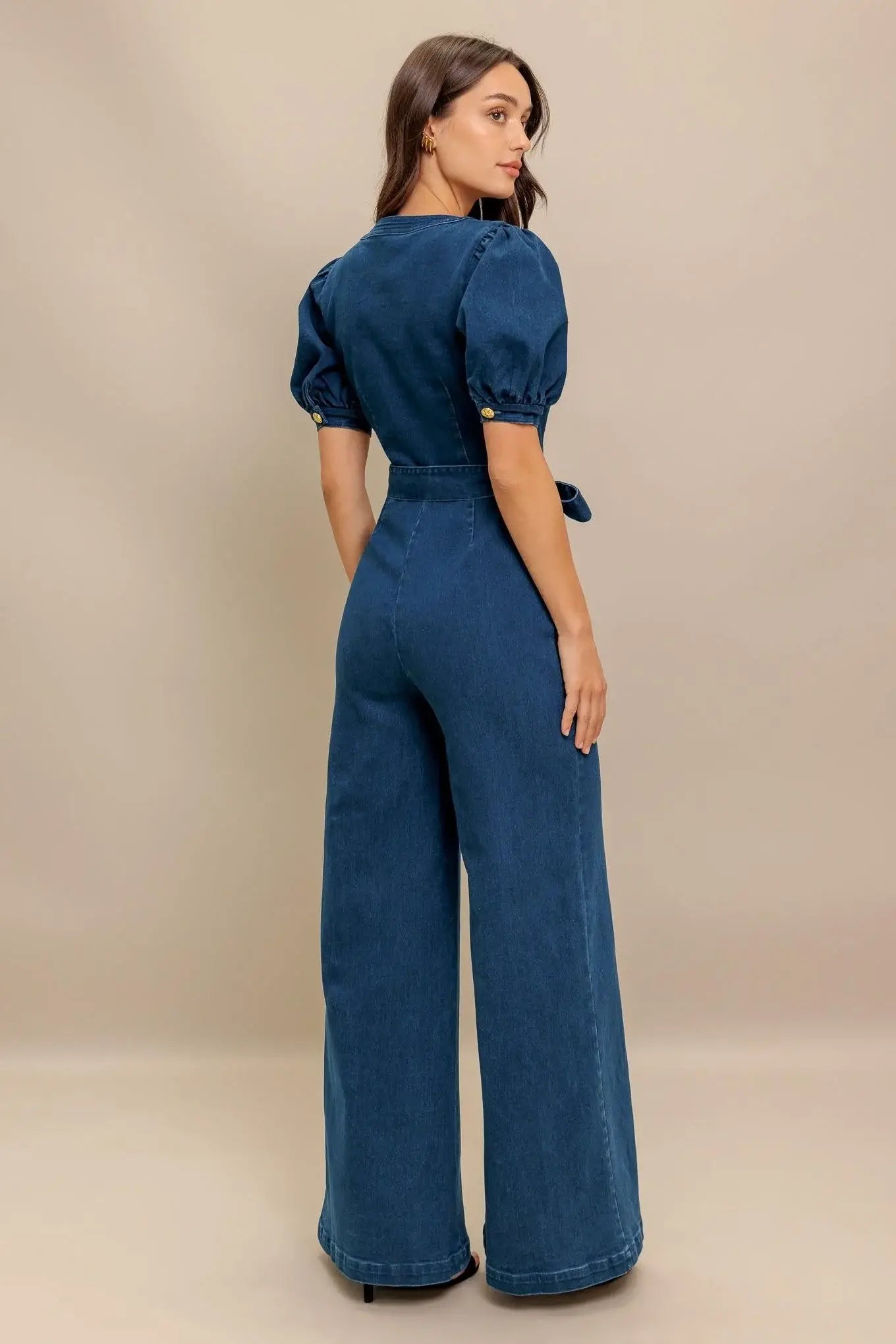 UTILITY QUEEN DENIM JUMPSUIT - Flying Tomato - Flyclothing LLC