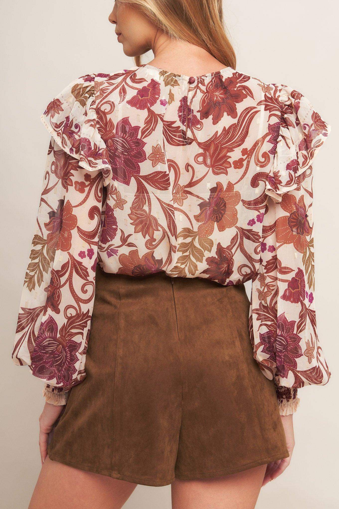 AUTUMN STARLET FAUX SUEDE SKORT - Flying Tomato - Flyclothing LLC