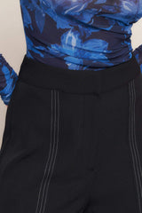 RUNWAY READY BLACK WOVEN WIDE LEG PANTS - Flying Tomato - Flyclothing LLC