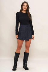 MODERN STAPLE WOVEN COMBINATION ROMPER - Flying Tomato - Flyclothing LLC