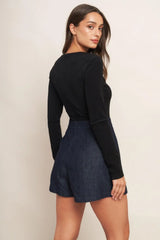 MODERN STAPLE WOVEN COMBINATION ROMPER - Flying Tomato - Flyclothing LLC