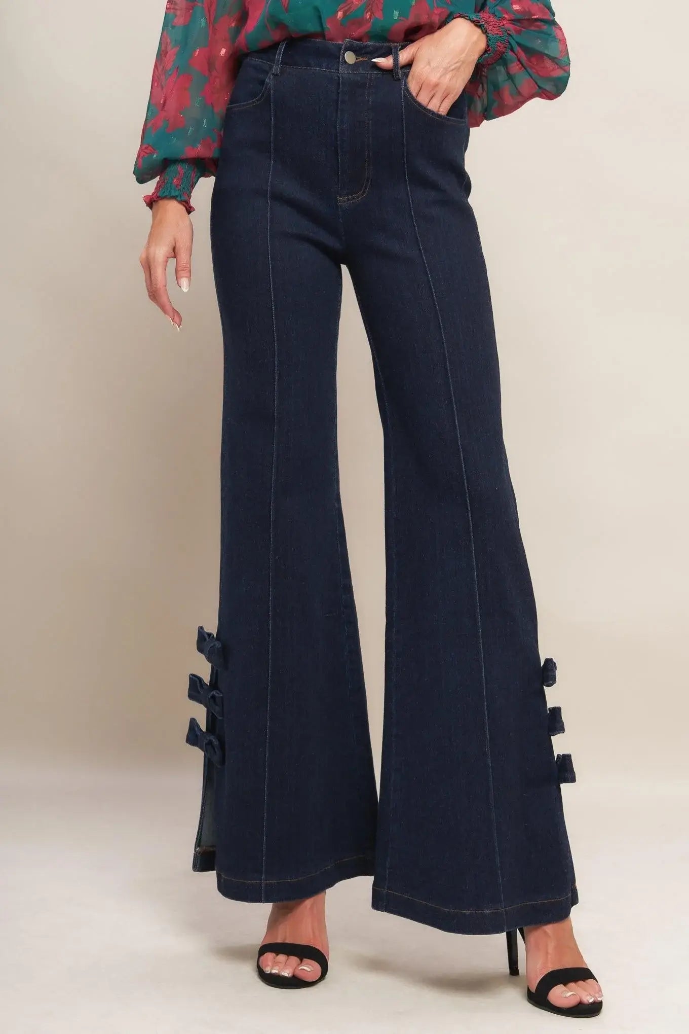 VINTAGE ICON DARK INDIGO DENIM PANTS - Flying Tomato - Flyclothing LLC