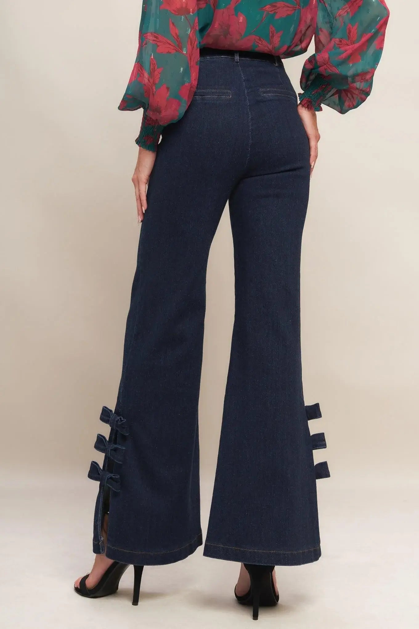 VINTAGE ICON DARK INDIGO DENIM PANTS - Flying Tomato - Flyclothing LLC