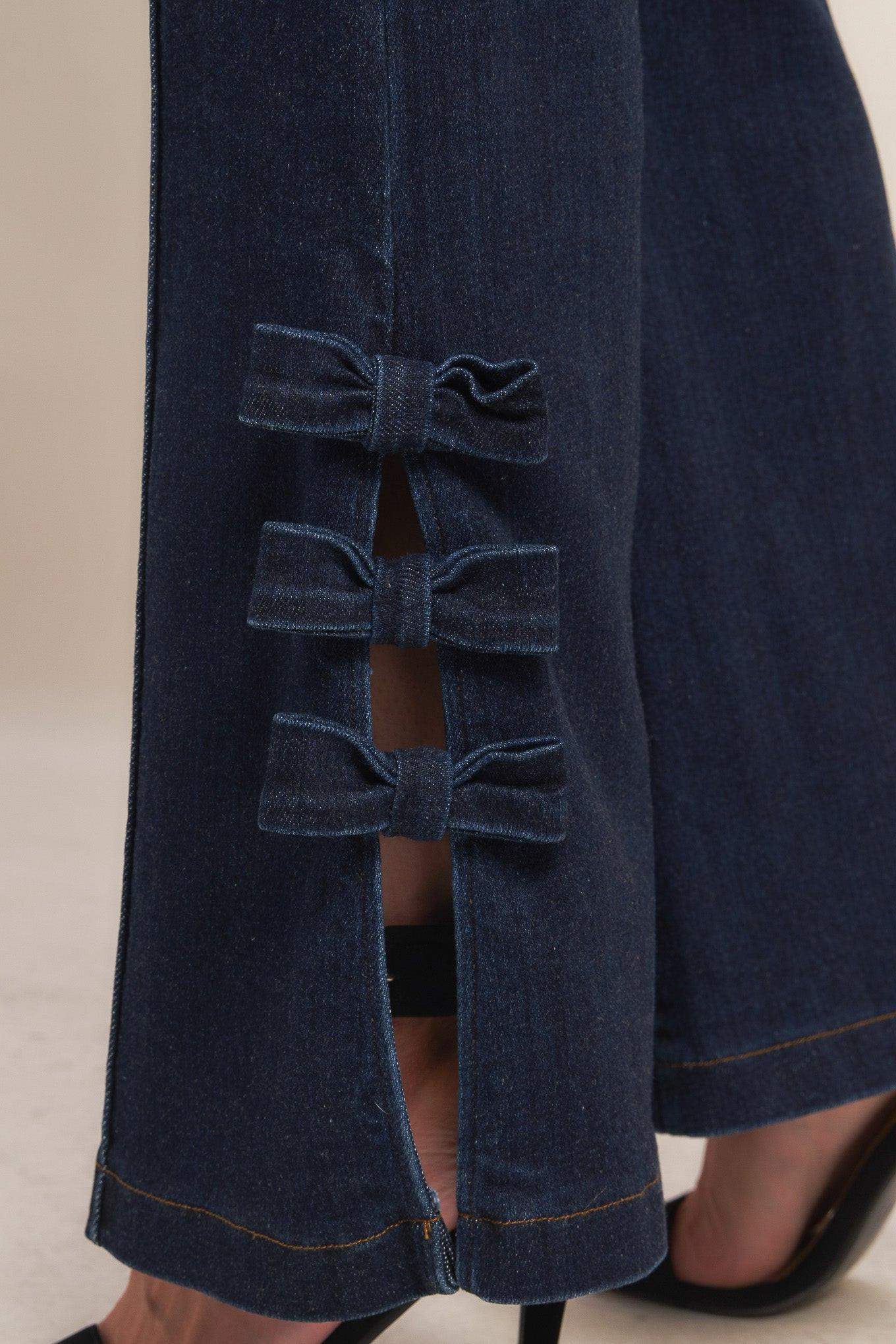 VINTAGE ICON DARK INDIGO DENIM PANTS - Flying Tomato - Flyclothing LLC