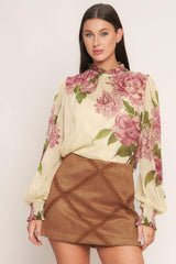 TERRA PATCH FAUX SUEDE SKORT - Flying Tomato - Flyclothing LLC