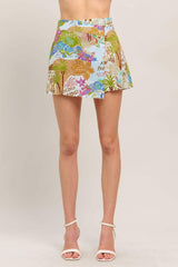 SUNSHINE GETAWAY WOVEN SKORT - Flying Tomato - Flyclothing LLC