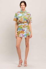 SUNSHINE GETAWAY WOVEN SKORT - Flying Tomato - Flyclothing LLC