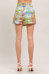 SUNSHINE GETAWAY WOVEN SKORT - Flying Tomato - Flyclothing LLC