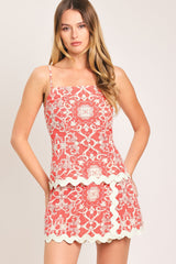 BEACH DATE DENIM SKORT