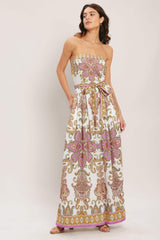 MEDITERRANEAN DREAM WOVEN JUMPSUIT - Flying Tomato - Flyclothing LLC
