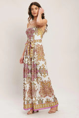 MEDITERRANEAN DREAM WOVEN JUMPSUIT - Flying Tomato - Flyclothing LLC