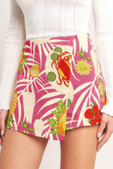 ARTY VACATION WOVEN SKORT - Flying Tomato - Flyclothing LLC