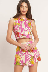 ARTY VACATION WOVEN SKORT - Flying Tomato - Flyclothing LLC