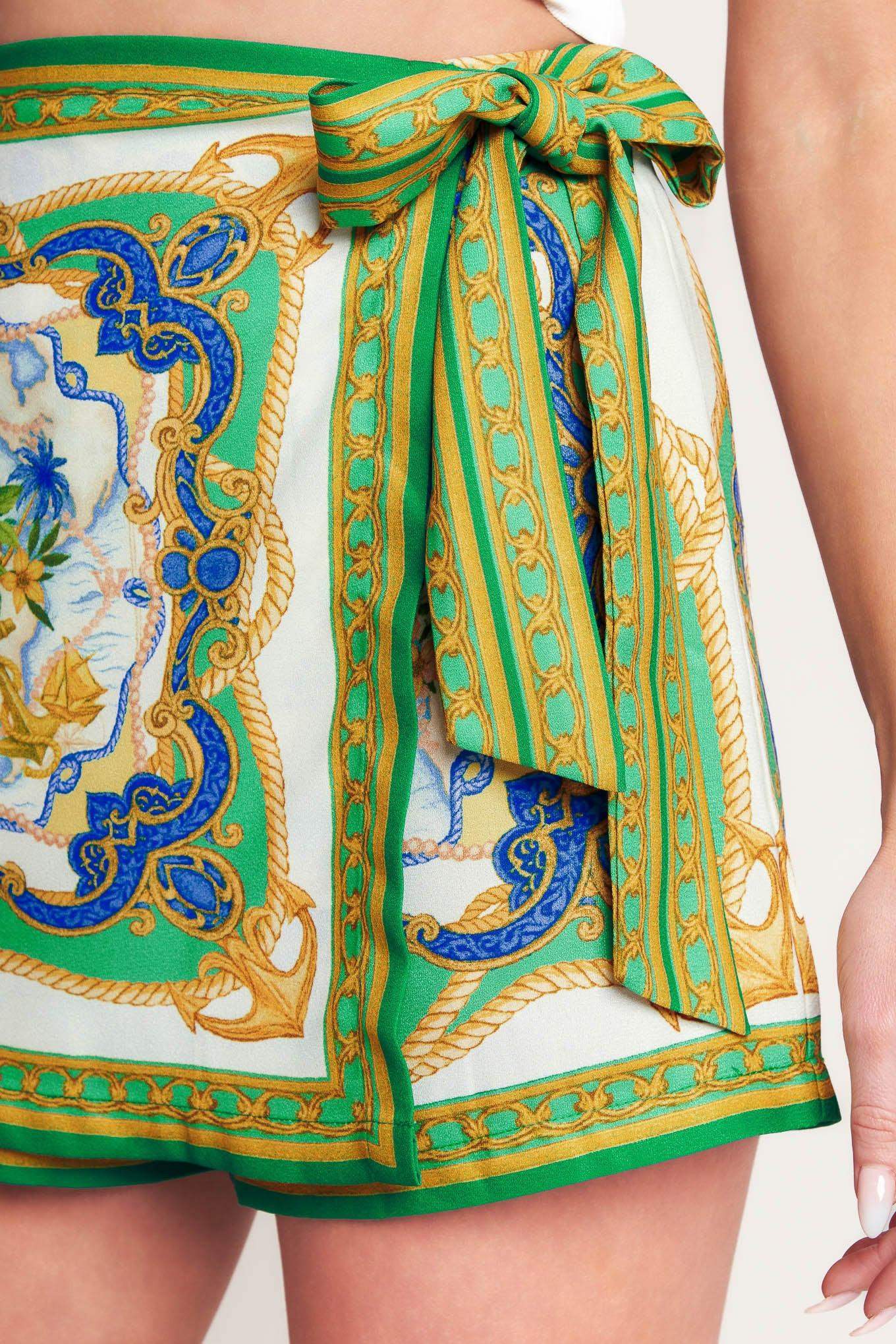 VINTAGE HEIRESS WOVEN SKORT - Flying Tomato - Flyclothing LLC