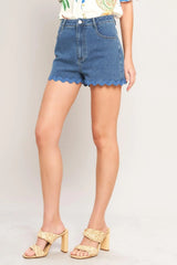 SUNNY DAY DENIM SHORTS - Flying Tomato - Flyclothing LLC