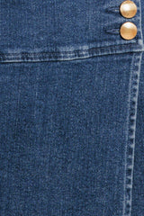 TEXTURE PLAY DENIM SKORT - Flying Tomato - Flyclothing LLC