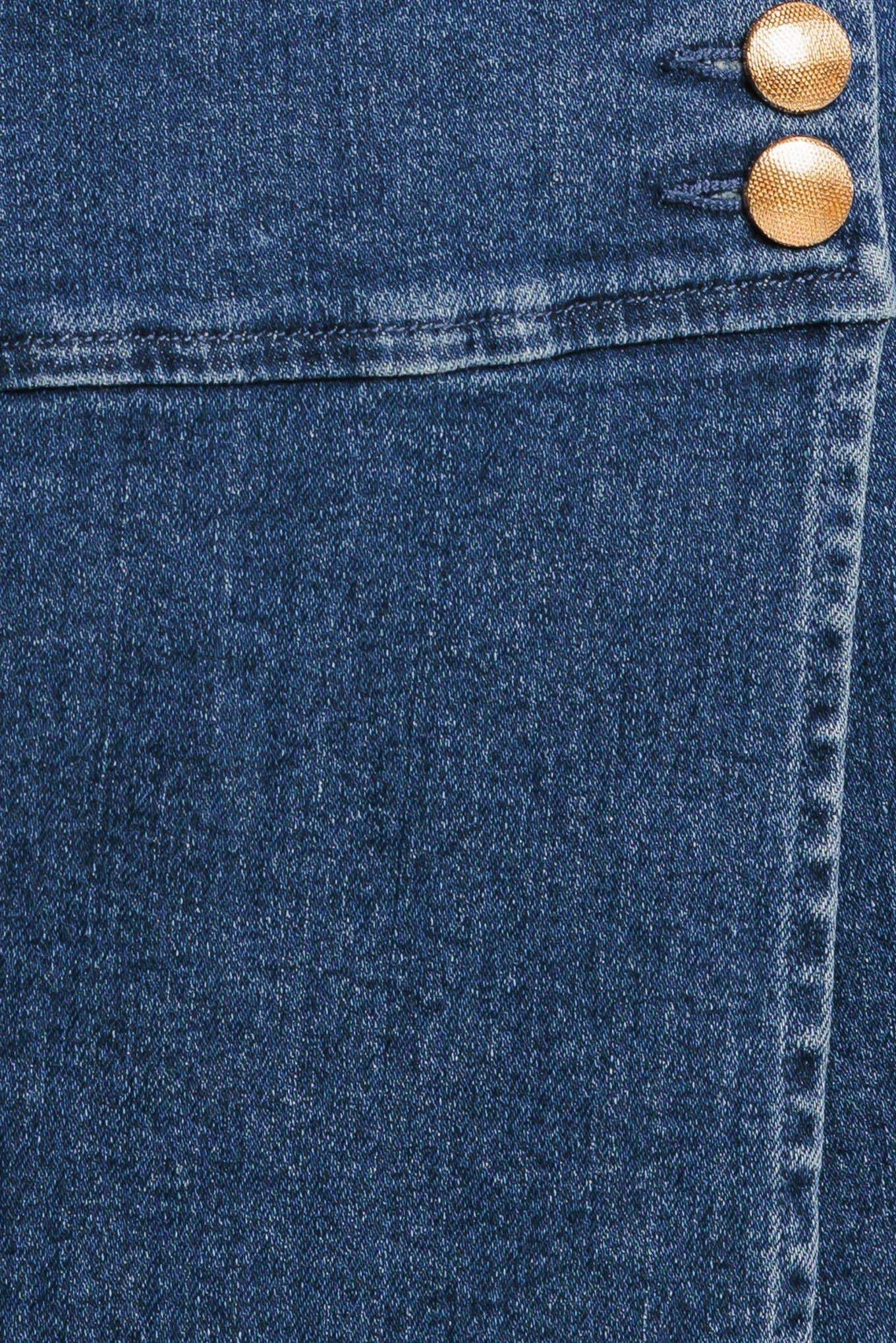 TEXTURE PLAY DENIM SKORT - Flying Tomato - Flyclothing LLC