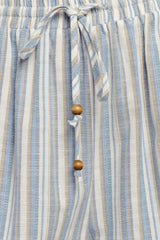 COASTAL DAY STRIP WOVEN PANTS - Flying Tomato - Flyclothing LLC