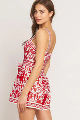 EURO SUMMER WOVEN ROMPER - Flying Tomato - Flyclothing LLC