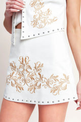 ALL EYES ON YOU WOVEN SKORT - Flying Tomato - Flyclothing LLC