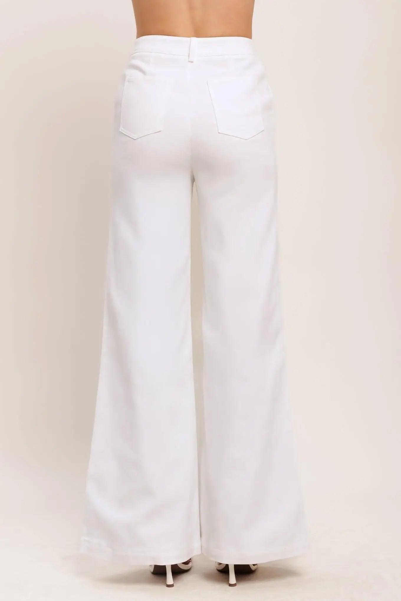 OPEN ROAD WHITE WOVEN PANTS - Flying Tomato - Flyclothing LLC