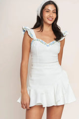 SWEETEST MOMENT WOVEN SKORT - Flying Tomato - Flyclothing LLC