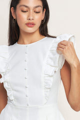 JUST FEELS RIGHT WOVEN ROMPER - Flying Tomato - Flyclothing LLC