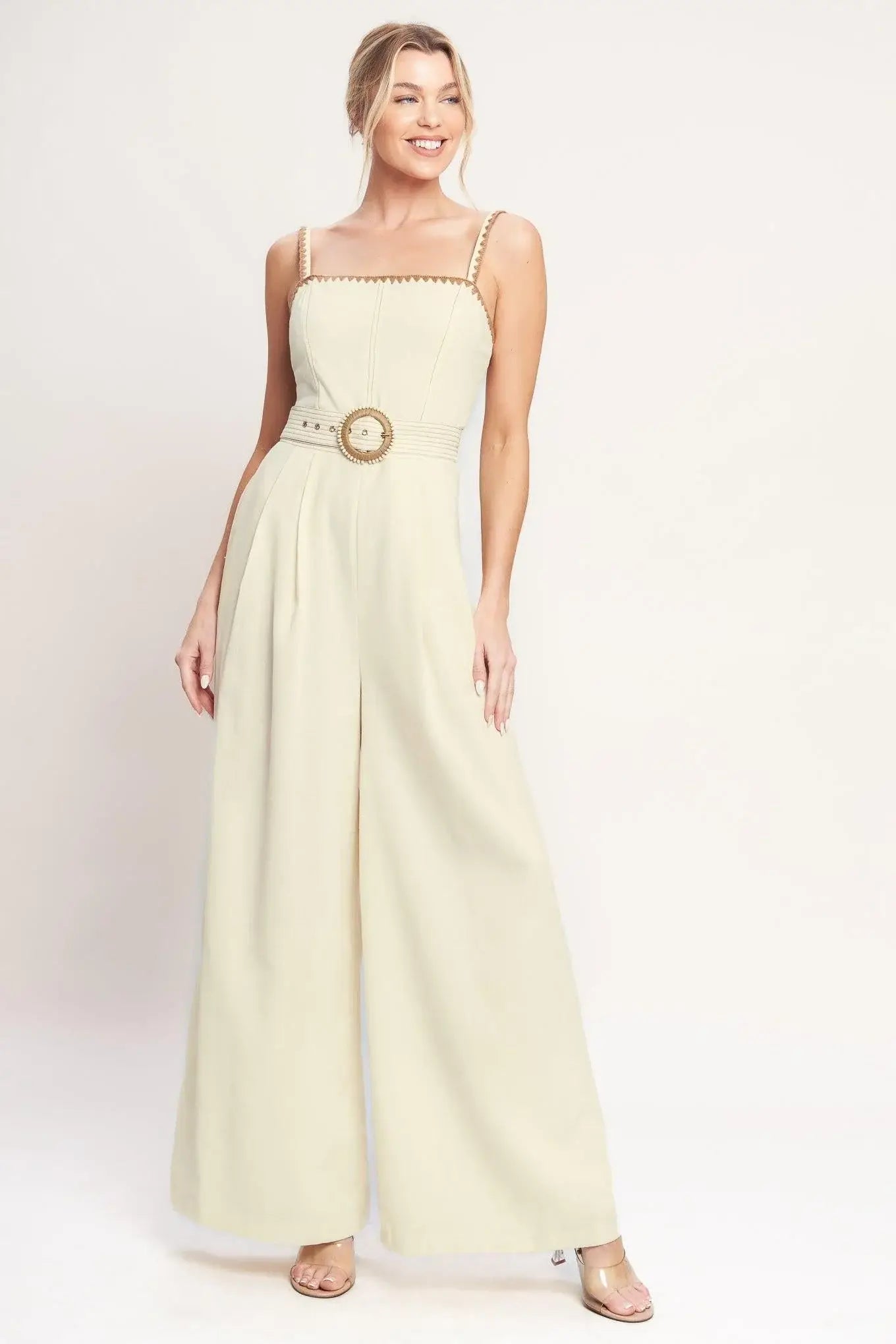 THE QUIET STATEMENT WOVEN JUMPSUIT - Flying Tomato - Flyclothing LLC