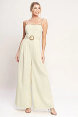 THE QUIET STATEMENT WOVEN JUMPSUIT - Flying Tomato - Flyclothing LLC