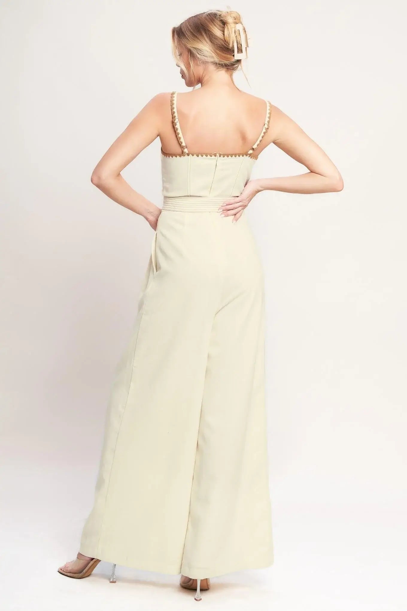 THE QUIET STATEMENT WOVEN JUMPSUIT - Flying Tomato - Flyclothing LLC