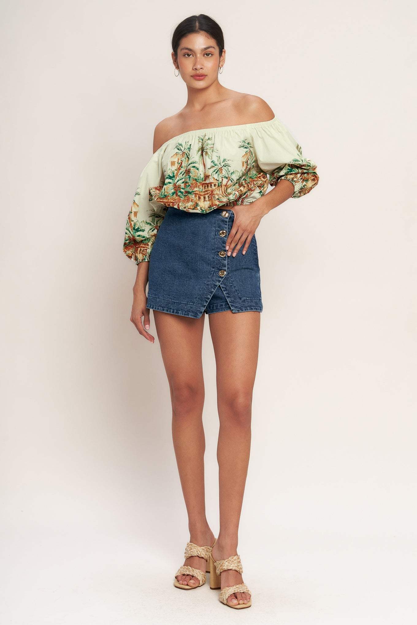 NO SECOND THOUGHT DENIM SKIRT - Flying Tomato - Flyclothing LLC