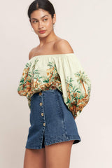 NO SECOND THOUGHT DENIM SKIRT - Flying Tomato - Flyclothing LLC