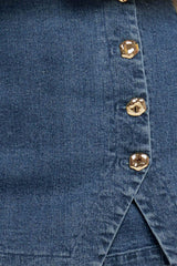 NO SECOND THOUGHT DENIM SKIRT - Flying Tomato - Flyclothing LLC