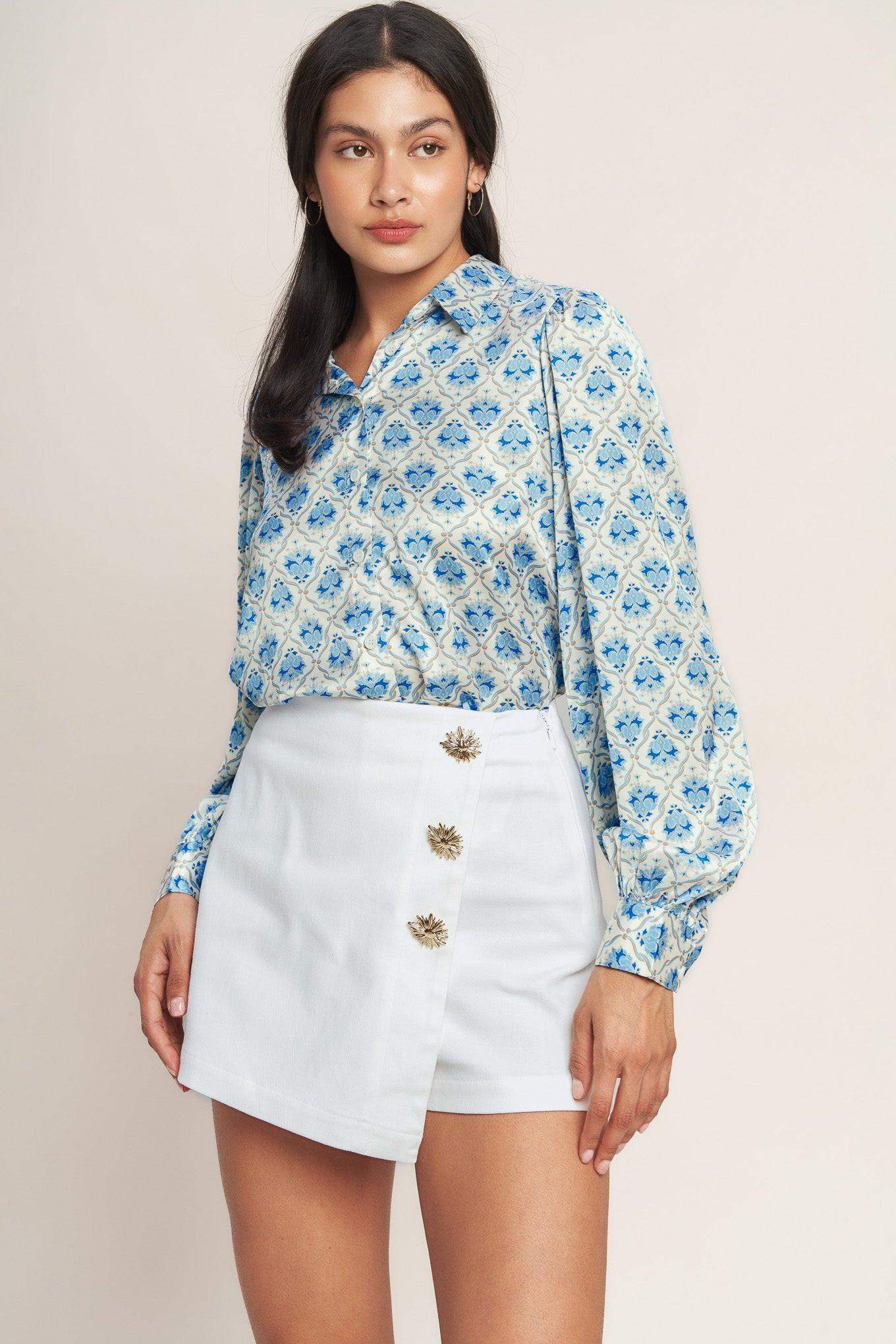 THE DETAILS MAKE IT WOVEN SKORT - Flying Tomato - Flyclothing LLC