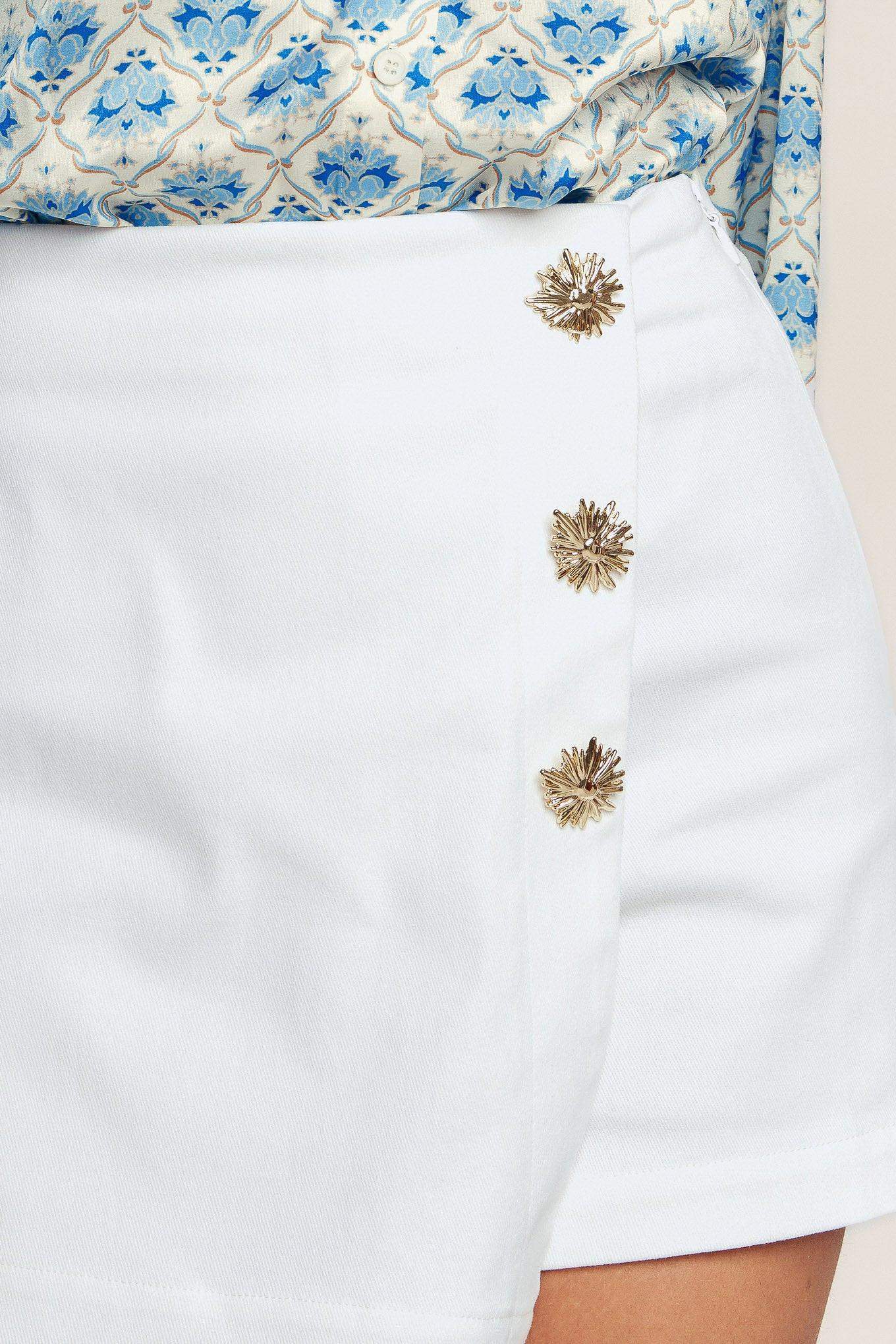 THE DETAILS MAKE IT WOVEN SKORT - Flying Tomato - Flyclothing LLC