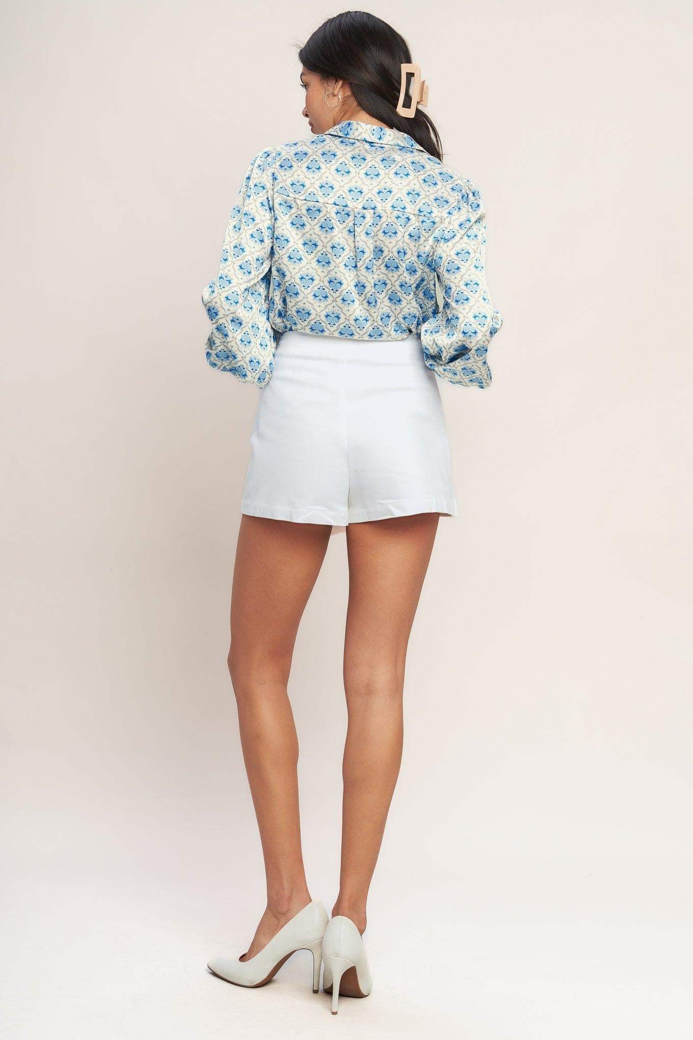 THE DETAILS MAKE IT WOVEN SKORT - Flying Tomato - Flyclothing LLC