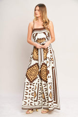 EARTHY ELEGANCE BOHO WOVEN JUMPSUIT - Flying Tomato - Flyclothing LLC