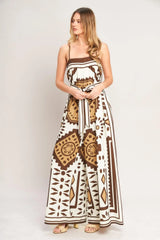 EARTHY ELEGANCE BOHO WOVEN JUMPSUIT - Flying Tomato - Flyclothing LLC
